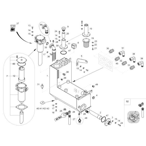 Hydraulic Tank Assembly