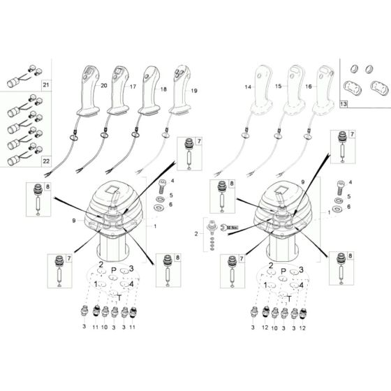 Joystick Assembly for Neuson 75Z3