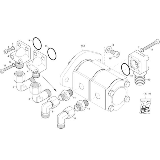 Hydraulic Pump Assembly