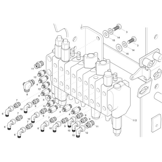 Control Valve for Wacker 803