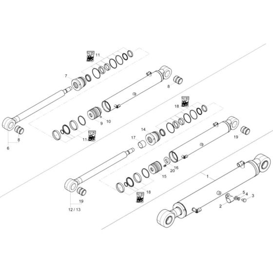 Boom Cylinder Assembly