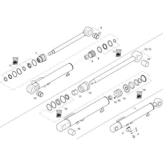 Bucket Cylinder Assembly