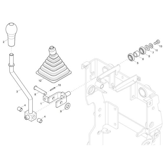 Dipper Lever Assembly