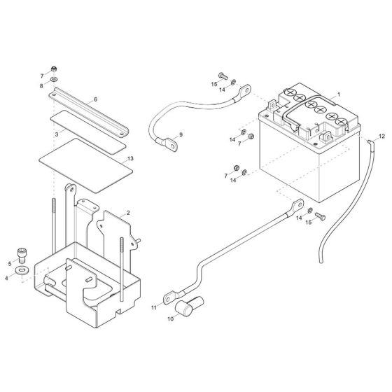 Battery Assembly for Wacker 803-2