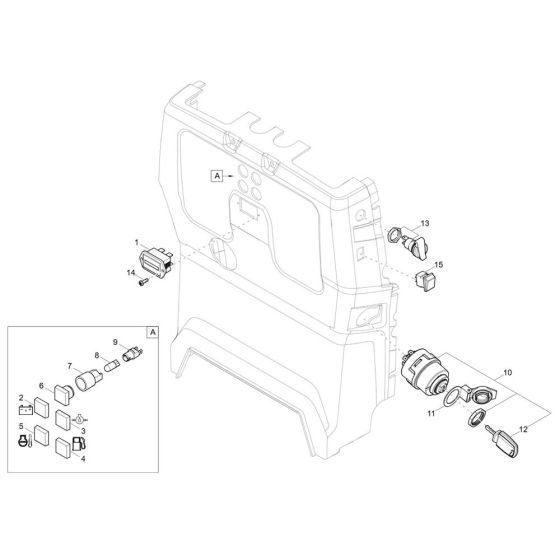 Instrument Panel for Wacker 803-2