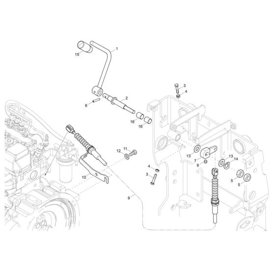 Speed Actuator for Wacker 803-2