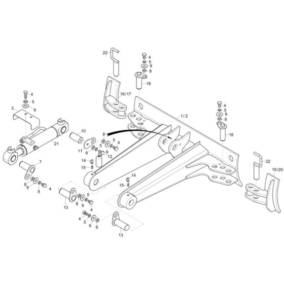 Dozer Blade for Wacker 803