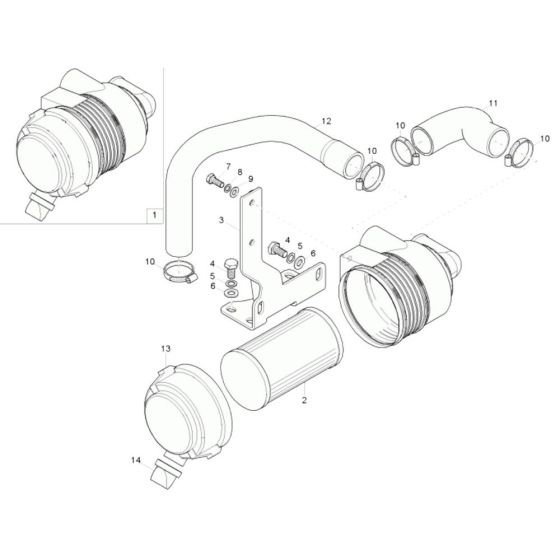Air Cleaner for Wacker 803