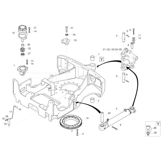 Chassis Assembly for Wacker 803