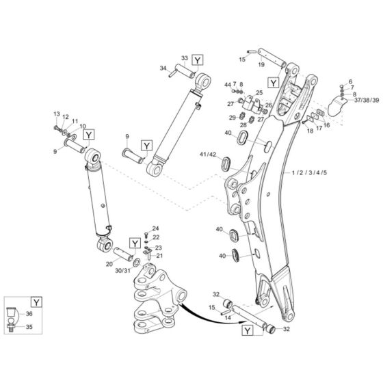 Lift Arm Assembly for Wacker 803