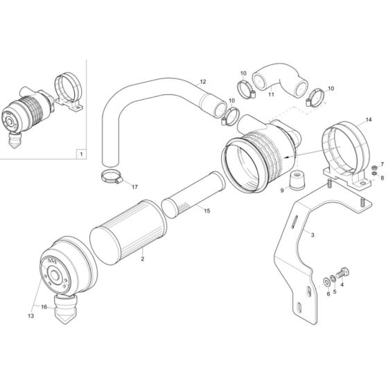 Air Cleaner Assembly - Wacker 803
