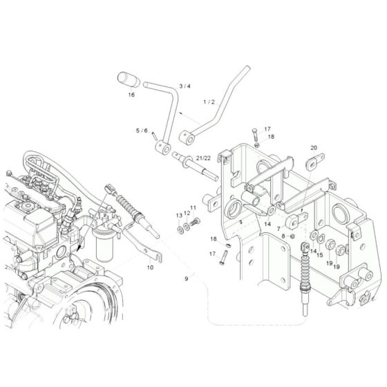 Speed Actuator for Wacker 803