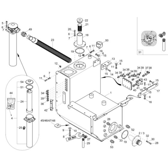Hydraulic Tank Assembly
