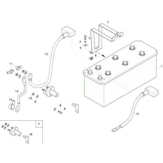 Battery Assembly for Wacker 9503