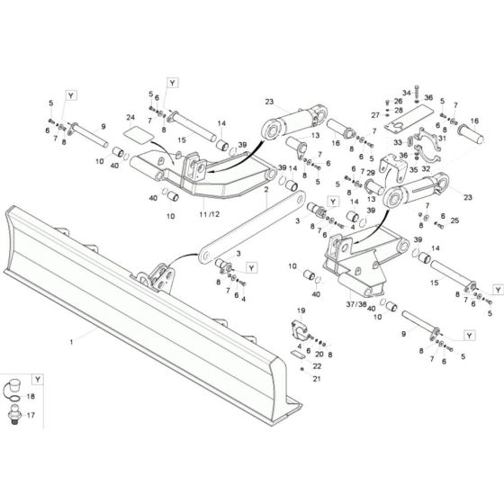 Dozer Blade Assembly