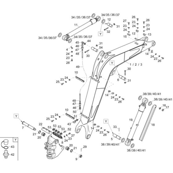 Lift Arm Assembly for Wacker 9503