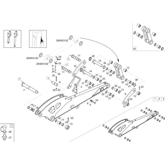 Dipperstick Assembly for Wacker