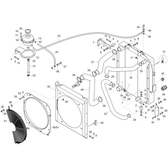 Combi-Cooler Assembly