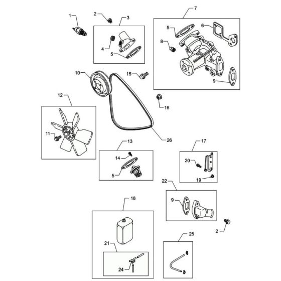 Water Pump Assembly