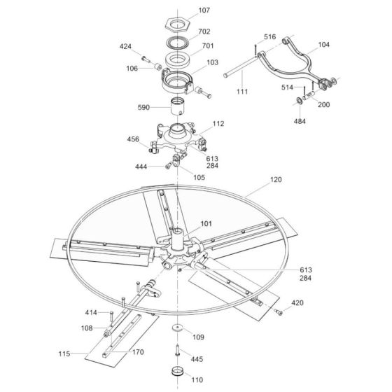 Blade Mechanism Assembly