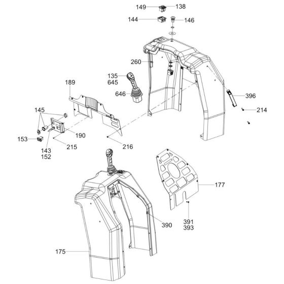 Side Shell for Wacker CRT 60-74