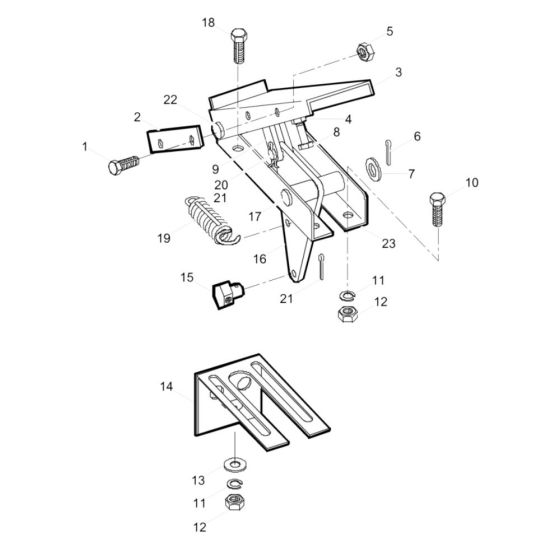 Throttle Control Panel Assembly