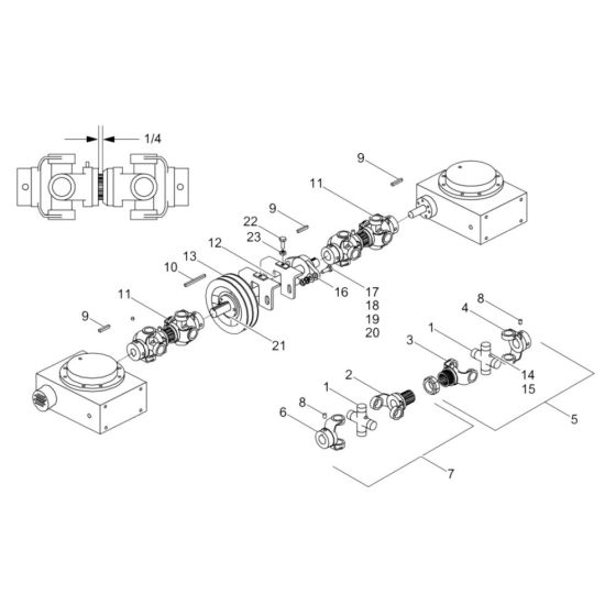 Drive Assembly for Wacker CRT 46