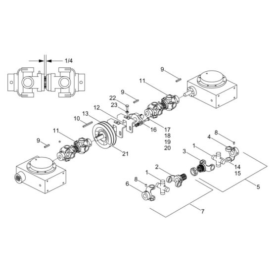 Drive Assembly for Wacker CRT 46