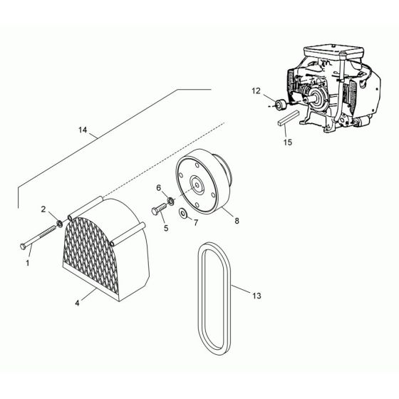 Clutch Assembly for Wacker Trowel
