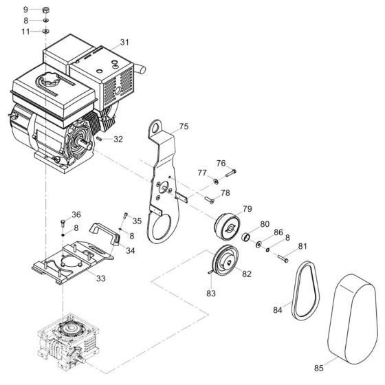 Drive System for Wacker CT24-4