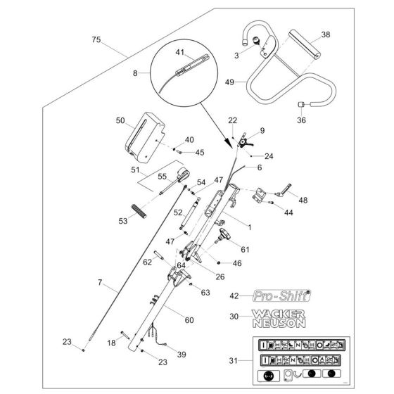 Folding Pro-Shift Handle