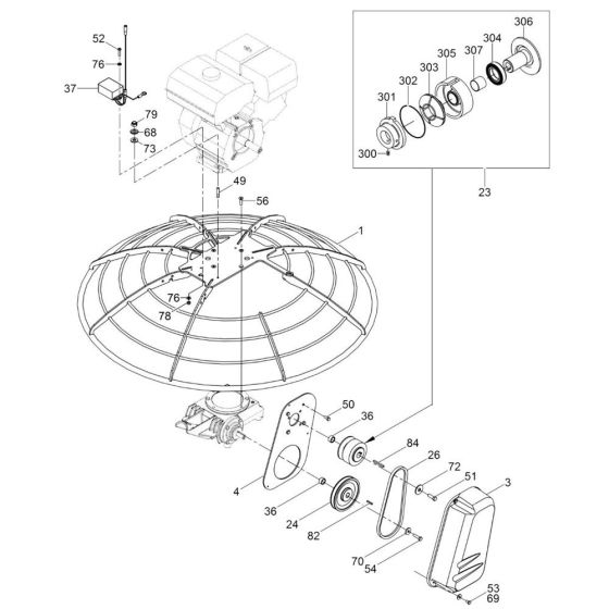 Drive System for Wacker CT36-X