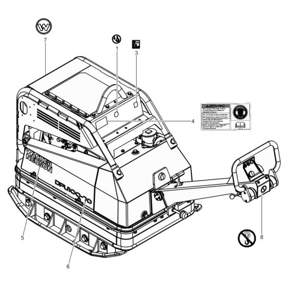 Decals for Wacker DPU100/70