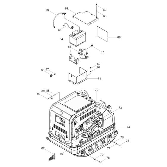 Battery Assembly for Wacker DPU100/70