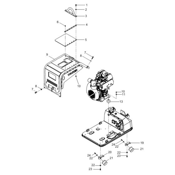 Upper Mass Assembly for Wacker