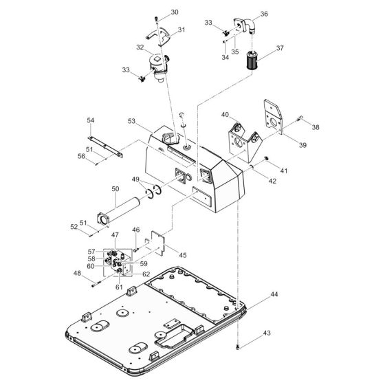 Fuel Tank Assembly for Wacker
