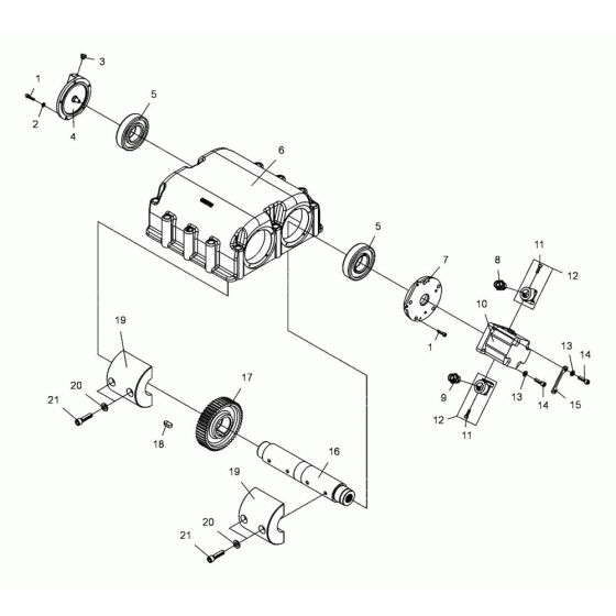 Exciter Assembly for Wacker DPU100/70