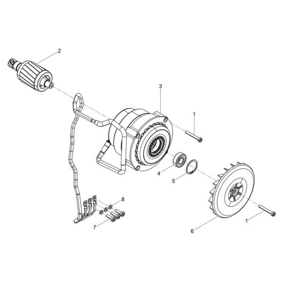 Motor Assembly for Wacker
