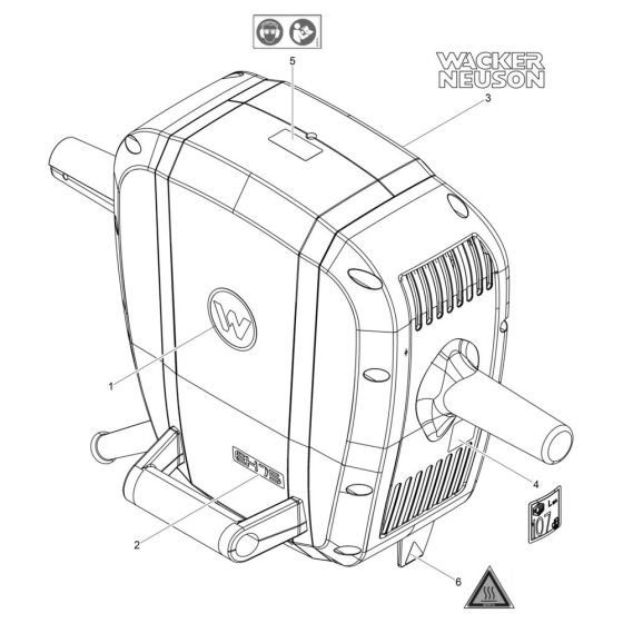 Wacker EH 75/240 Decals