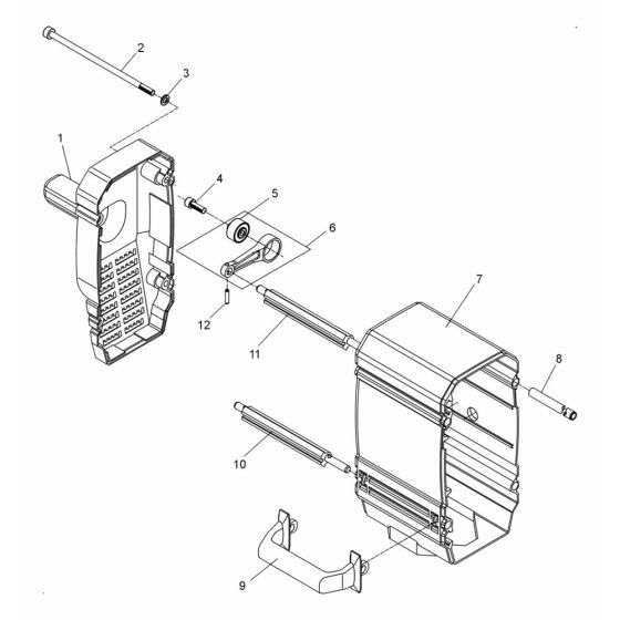 Cover Assembly for Wacker EH 23/230