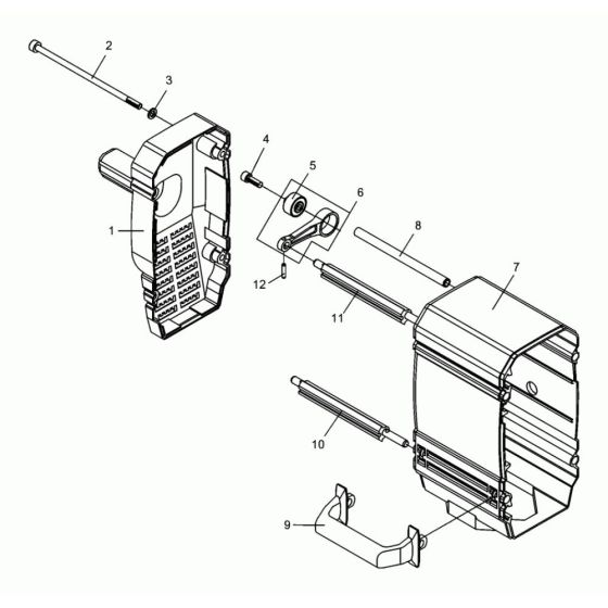 Cover Assembly for Wacker EH 27/127
