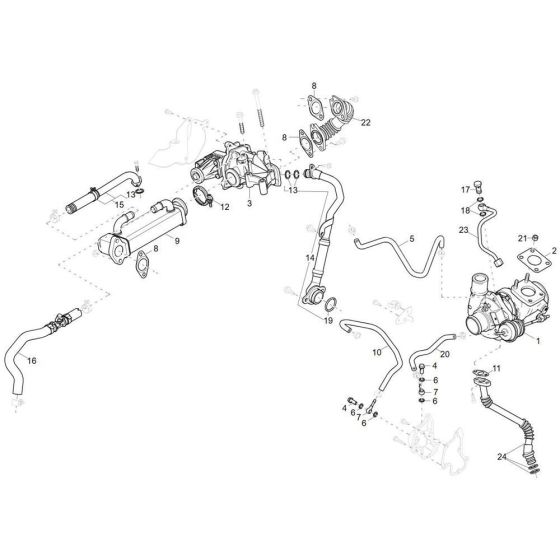 Turbosupercharger for ET145