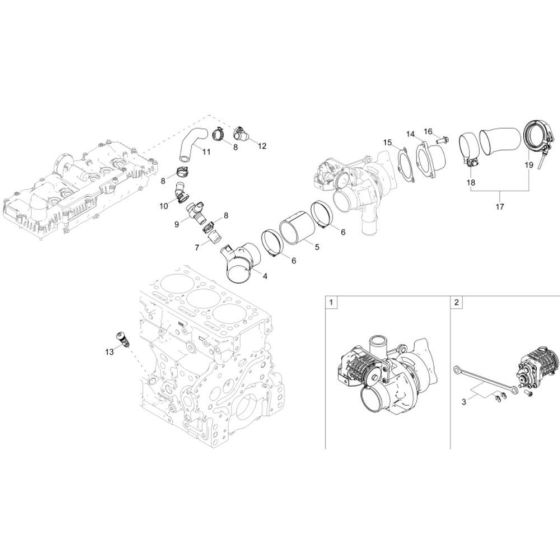 Turbosupercharger Assembly