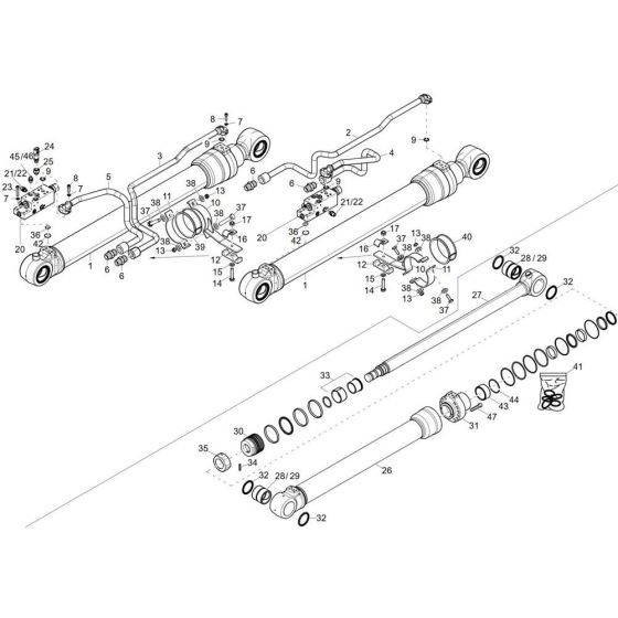 Boom Cylinder Assembly