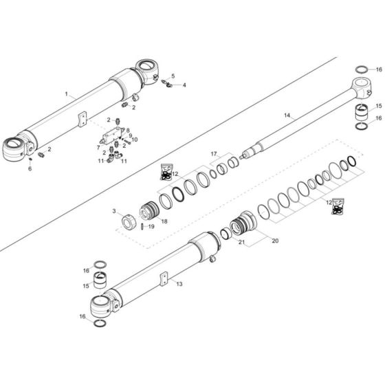 Boom Offset Cylinder Assembly