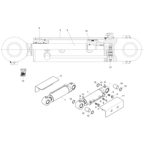 Blade Cylinder Assembly