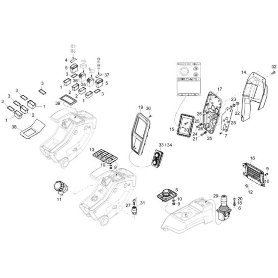 Instrument Panel for Wacker ET145