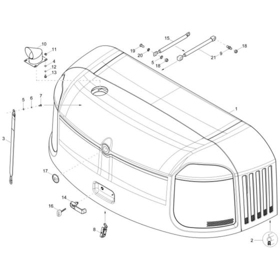 Engine Hood Assembly