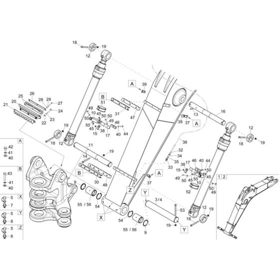 Lift Arm Assembly for ET145