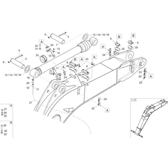 Lift Arm Assembly for ET145